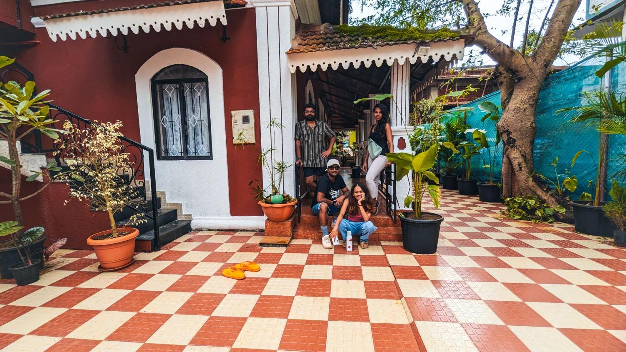 The First House By V3Homestay 4Bhk Private Pool Calangute Eksteriør bilde